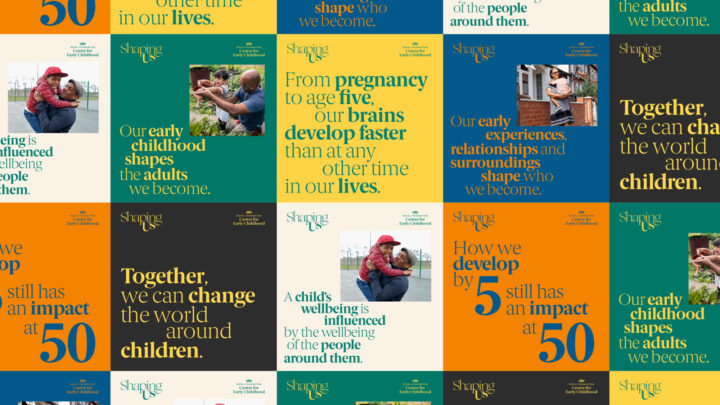 Tiled up images and typography