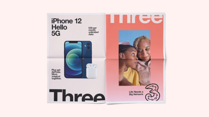 Three branded output