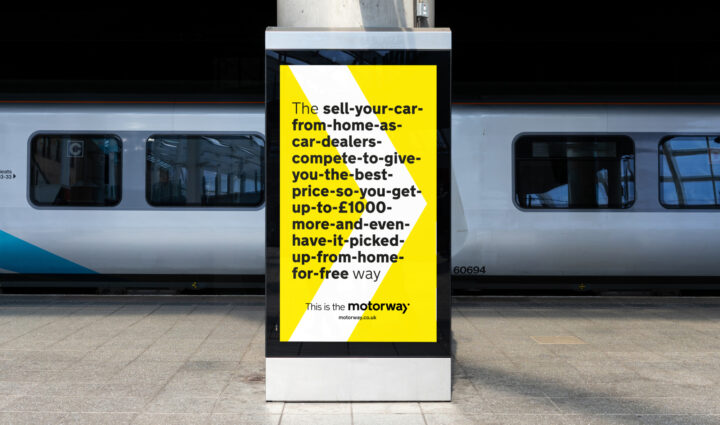Motorway advert