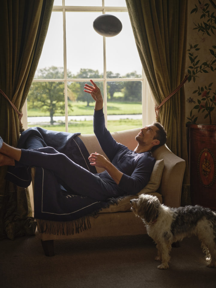 man in a chair