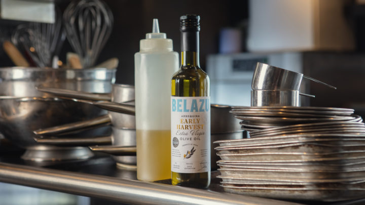 bottle of olive oil