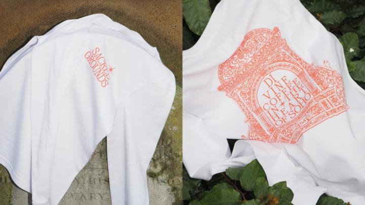 Sacred Grounds Merch - back and front
