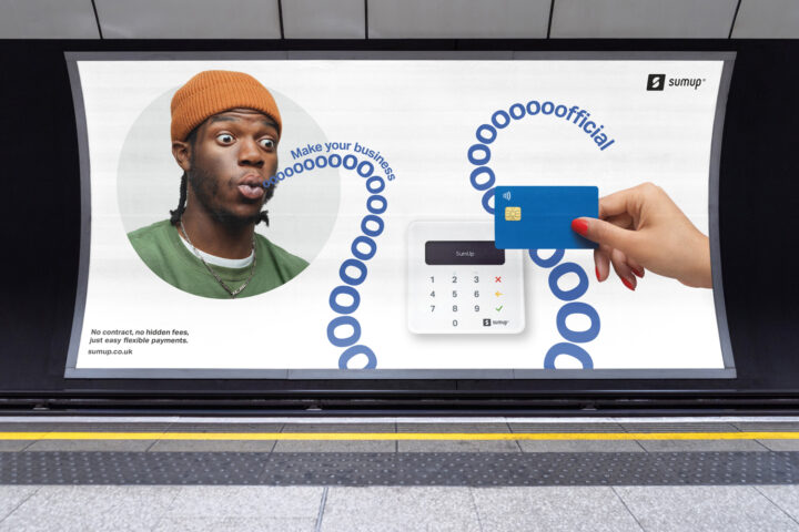 Sumup Campaign tube station still